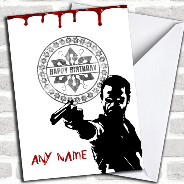 The Walking Dead Rick Twd Birthday Personalized Card