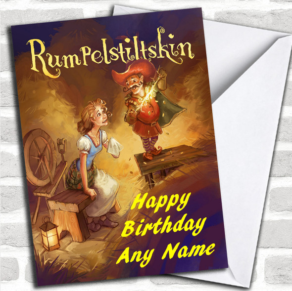 Rumpelstiltskin Personalized Birthday Card