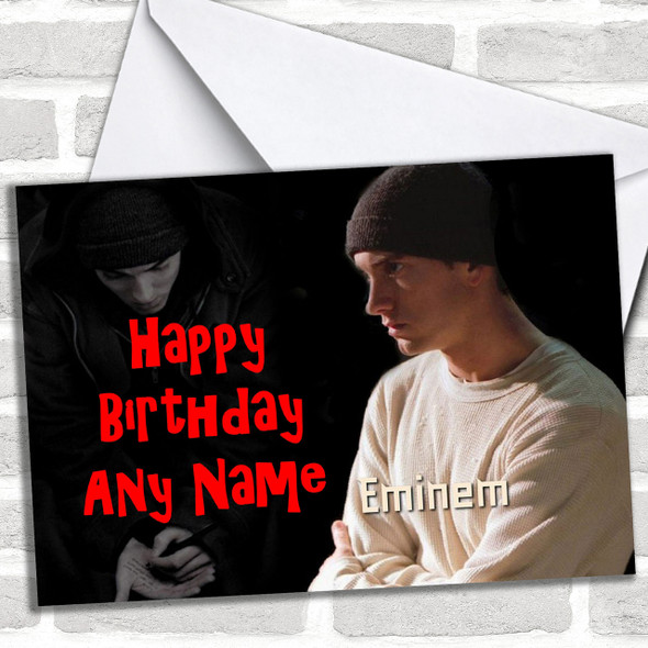 Eminem Personalized Birthday Card