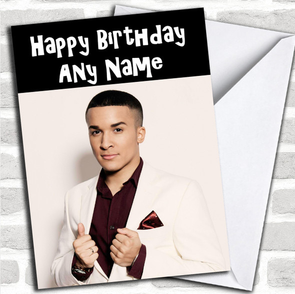 Jahmene Douglas Personalized Birthday Card