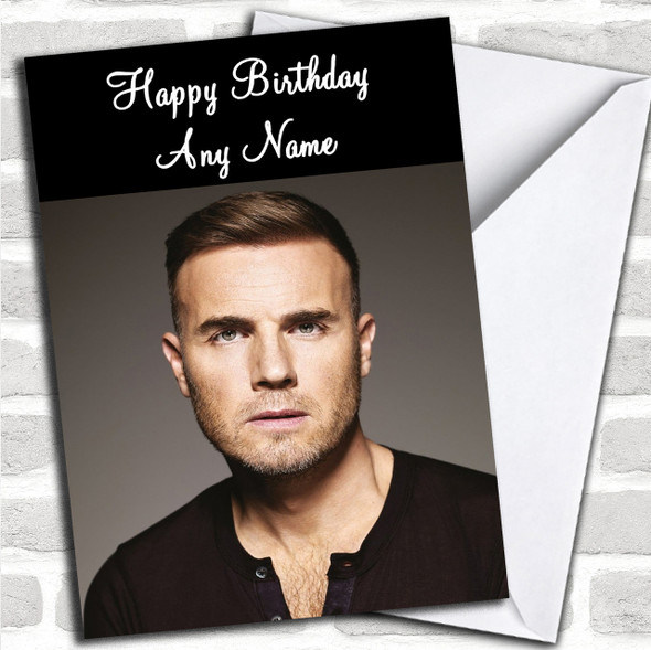 Gary Barlow Personalized Birthday Card