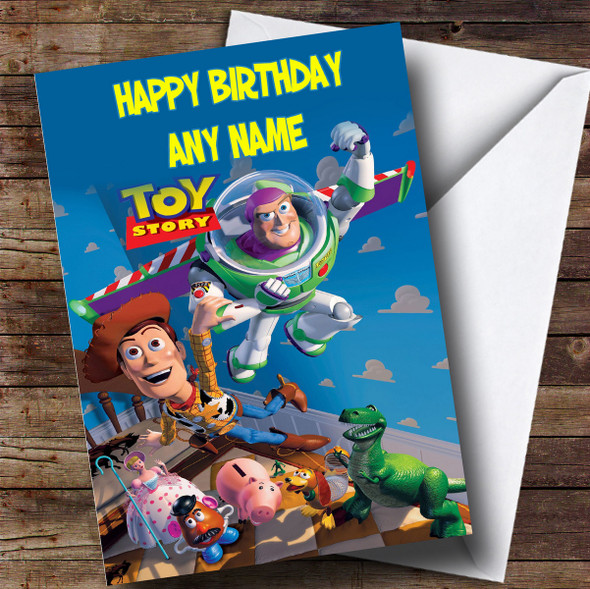 Personalized Toy Story Characters Children's Birthday Card