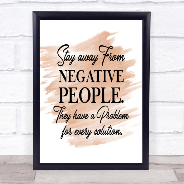 Every Solution Quote Print Watercolour Wall Art