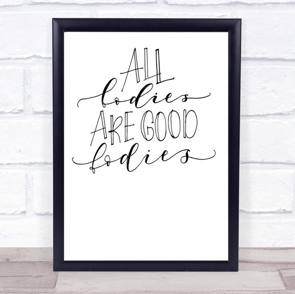 Good Ladies Quote Print Poster Typography Word Art Picture