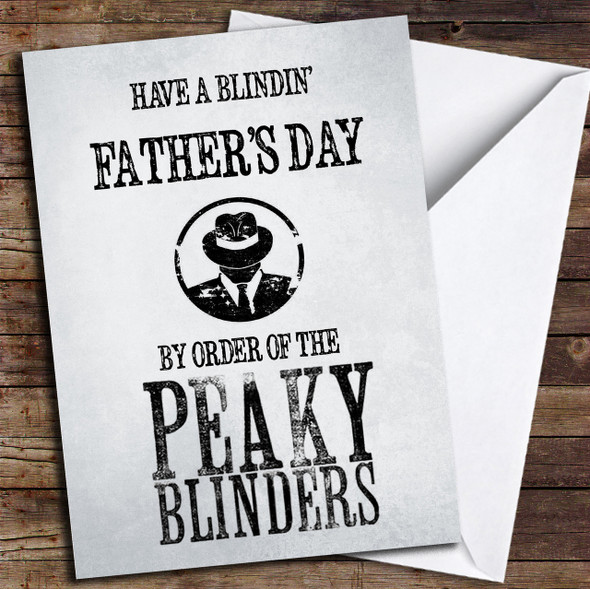 Blindin' Peaky Blinders Personalized Father's Day Card