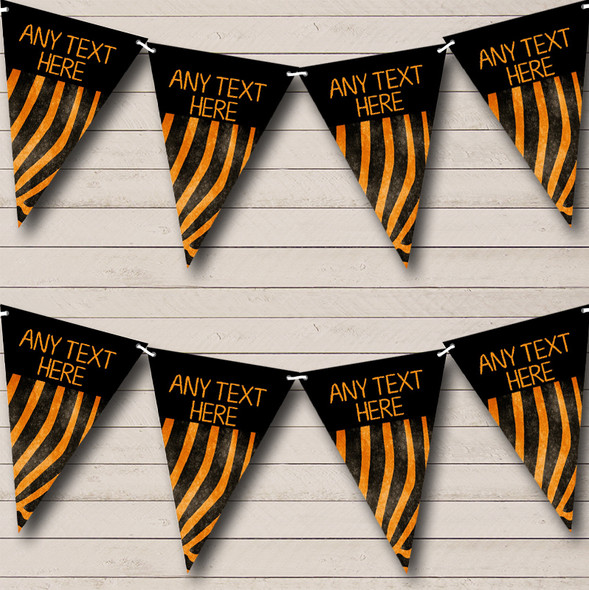 Animal Print Tiger Print Personalized Hen Party Bunting Flag Banner