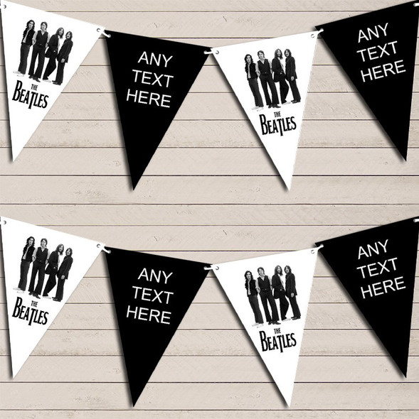 The Beatles Band Birthday Bunting Garland Party Banner