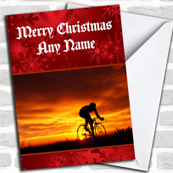 Cycling / Bike Personalized Christmas Card