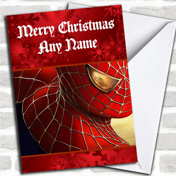 Spiderman Personalized Christmas Card