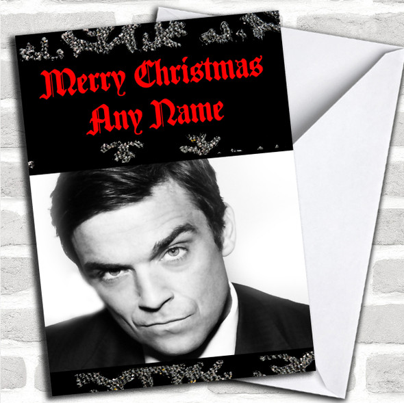 Robbie Williams Personalized  Christmas Card