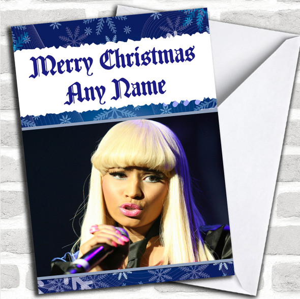 Nicki Minaj Personalized  Christmas Card