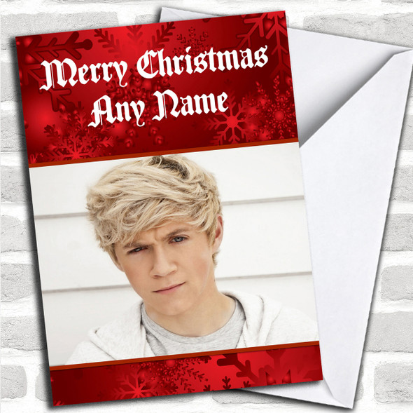 Niall Horan Personalized  Christmas Card