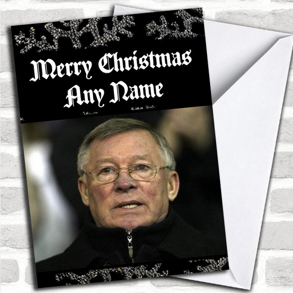 Alex Ferguson Personalized  Christmas Card