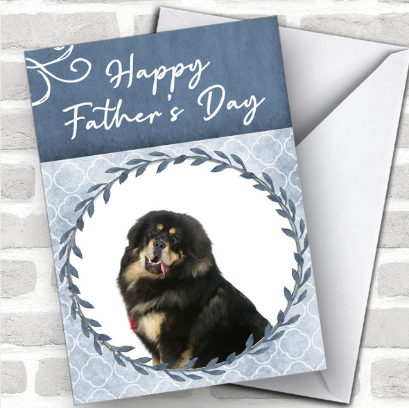 Tibetan Mastiff Dog Traditional Animal Personalized Father's Day Card