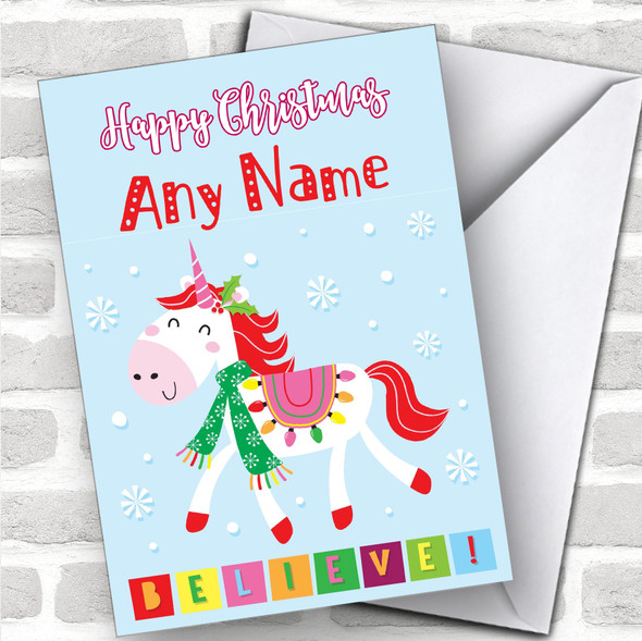 Roblox Game On At Christmas Personalized Children's Christmas Card - Red  Heart Print