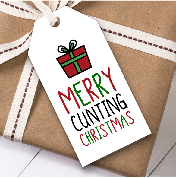 Funny Joke Rude Cunting Christmas Christmas Gift Tags