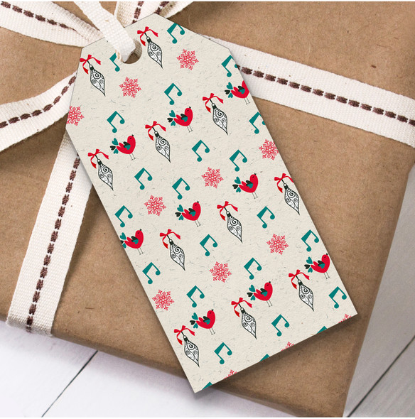 Music And Baubles Christmas Gift Tags