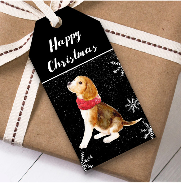 Beagle Dog Cute Christmas Gift Tags