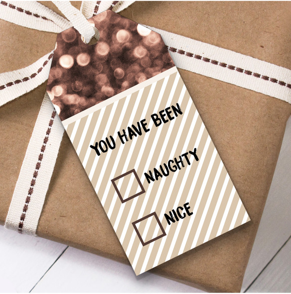 Naughty Or Nice Christmas Gift Tags