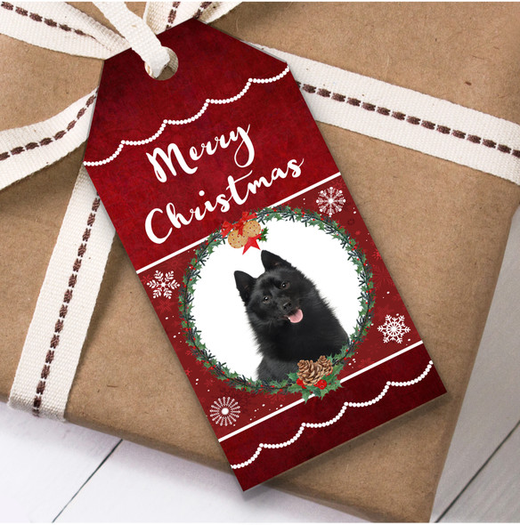 Schipperke Dog Christmas Gift Tags