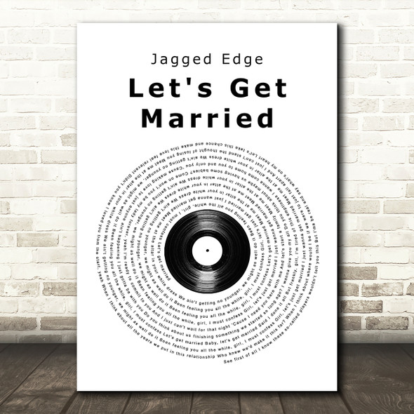 Jagged Edge Lets Get Married Black & White Feather & Birds Song Lyric ...
