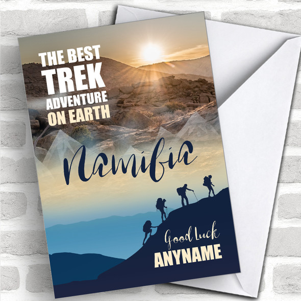 Trek Namibia Good Luck Personalized Good Luck Card
