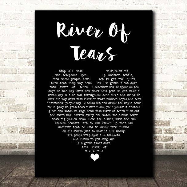 Madeleine Peyroux River Of Tears Black Heart Song Lyric Print