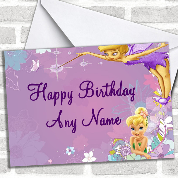 Tinkerbell Personalized Birthday Card
