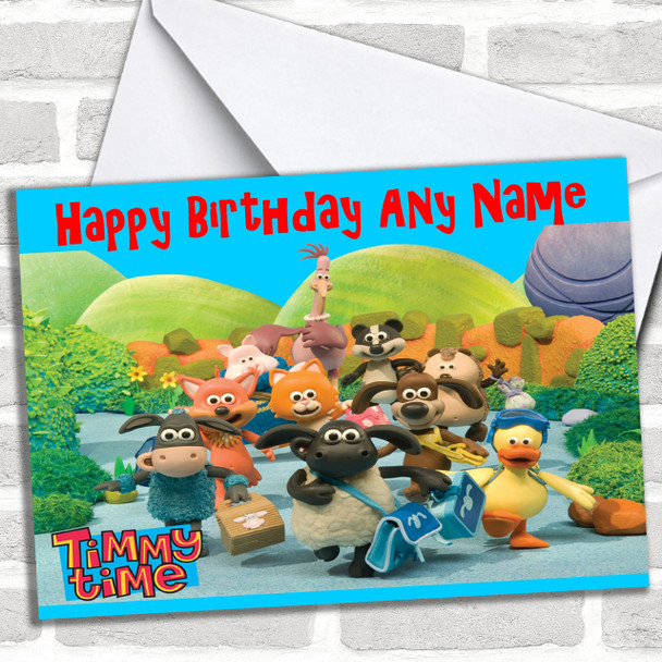 Timmy Time Personalized Birthday Card
