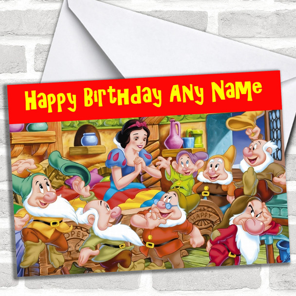 Snow White Personalized Birthday Card