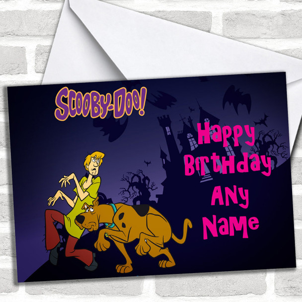 Scooby Doo & Shaggy Personalized Birthday Card