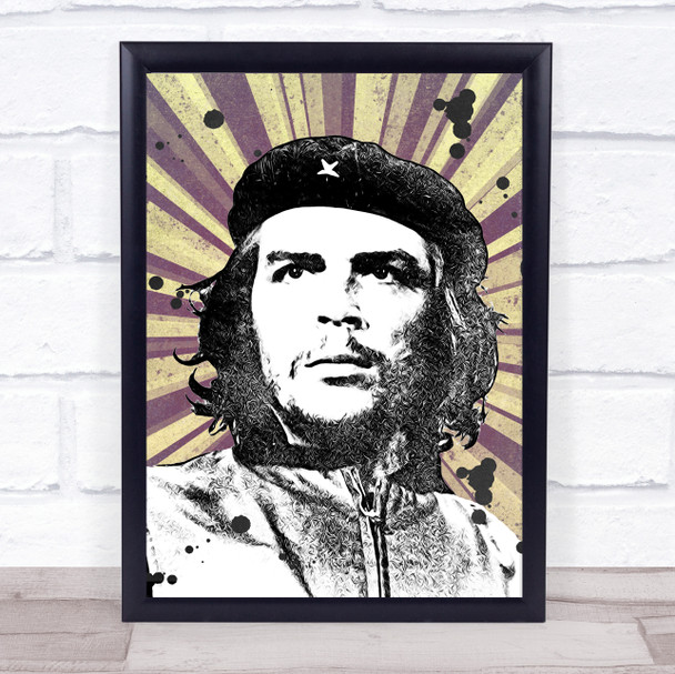 Chez Guevara Retro Funky Wall Art Print Chez Guevara Retro Funky Wall Art Print
