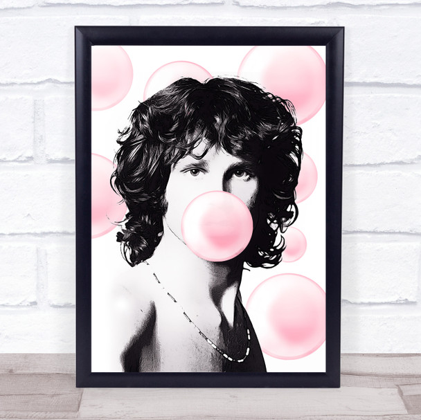 Jim Morrison Bubblegum Pop Art Wall Art Print