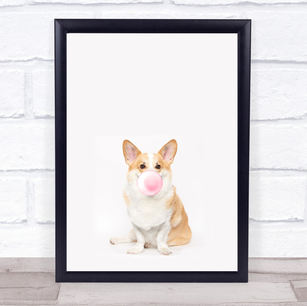 Chihuahua Dog Bubblegum Wall Art Print