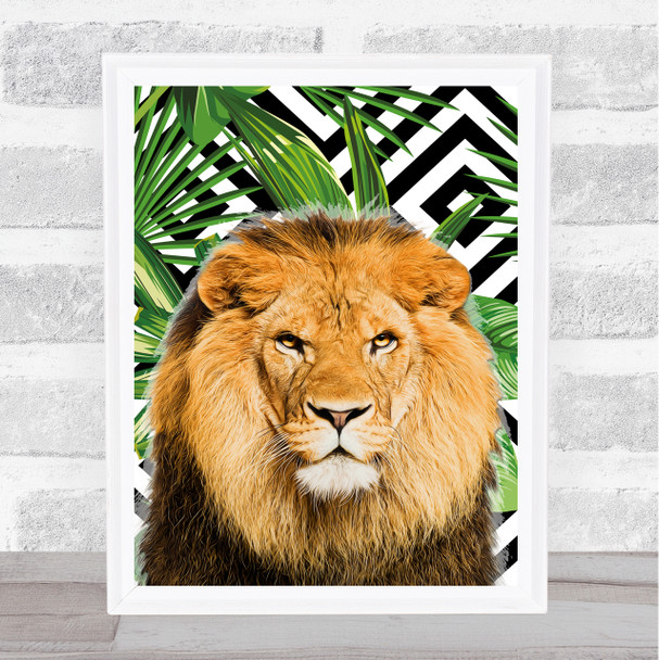 Jungle Art Lion King Wall Art Print
