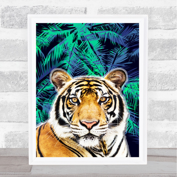 Jungle Art Tiger Wall Art Print