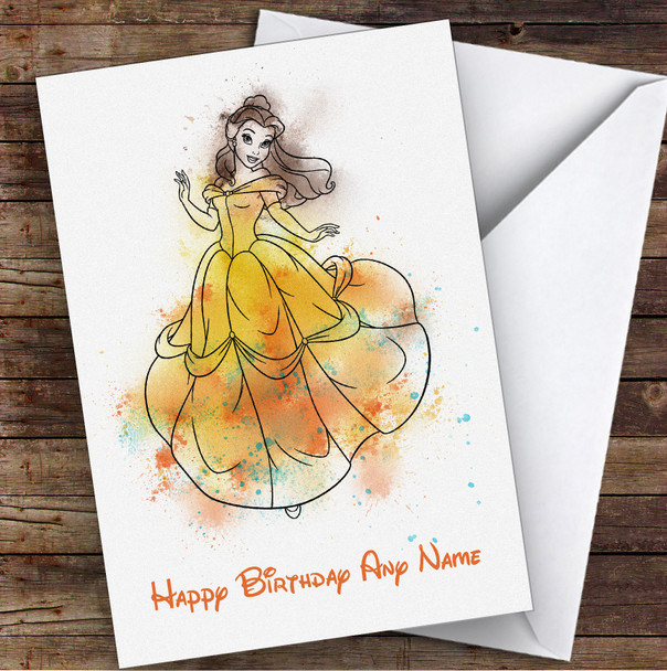 Happy Birthday greeting post card for kids friends family with hand drawn  watercolor and colored pencil cosmic childish alien monster weird quirky  funny creatures