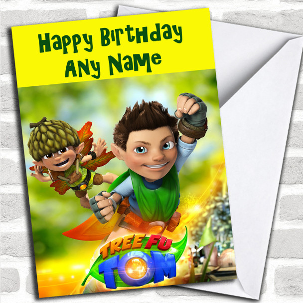 Tree Fu Tom Personalized Birthday Card