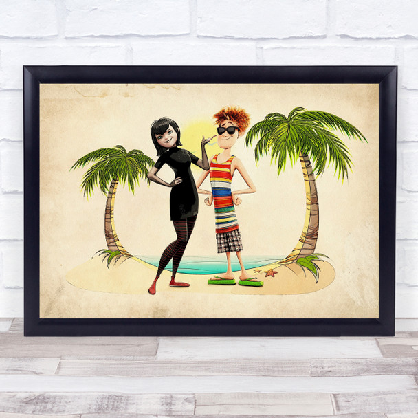 Hotel Transylvania Mavis And Johnny Children's Kid's Wall Art Print