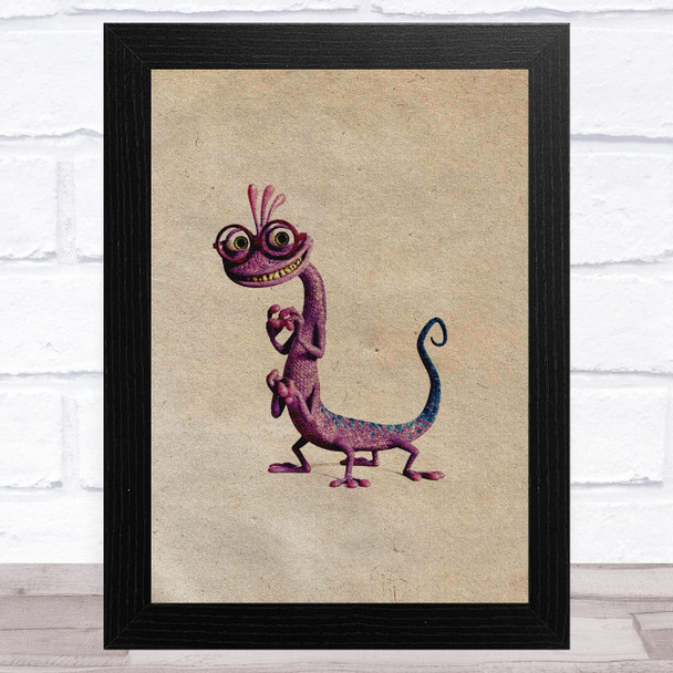 Monsters Inc Randall Boggs Children's Kid's Wall Art Print