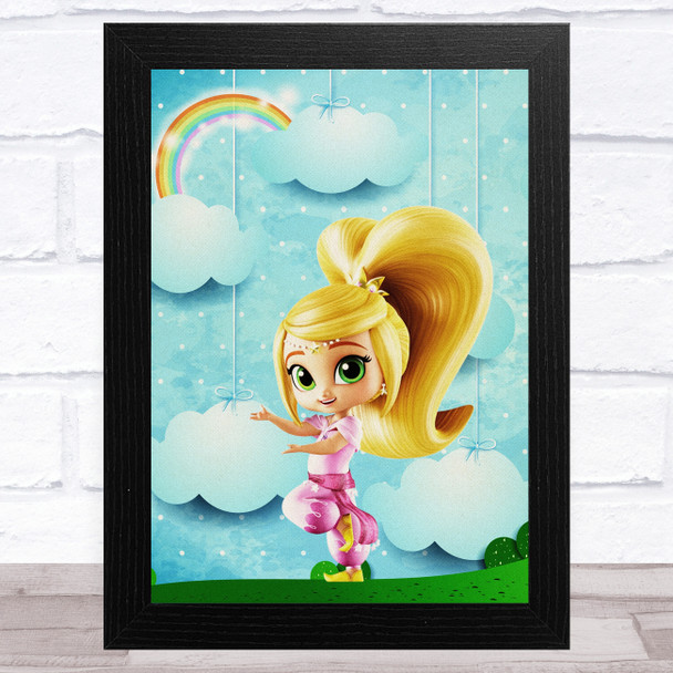 Shimmer And Shine Blonde Children's Kid's Wall Art Print