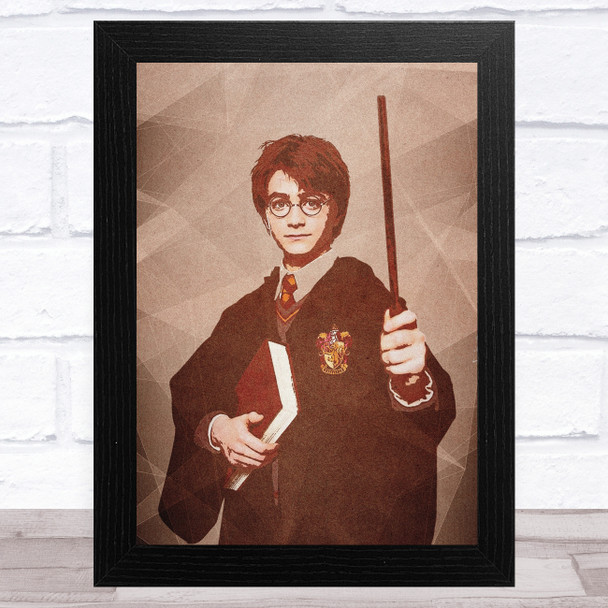 Harry Potter Retro Fade Children's Kid's Wall Art Print