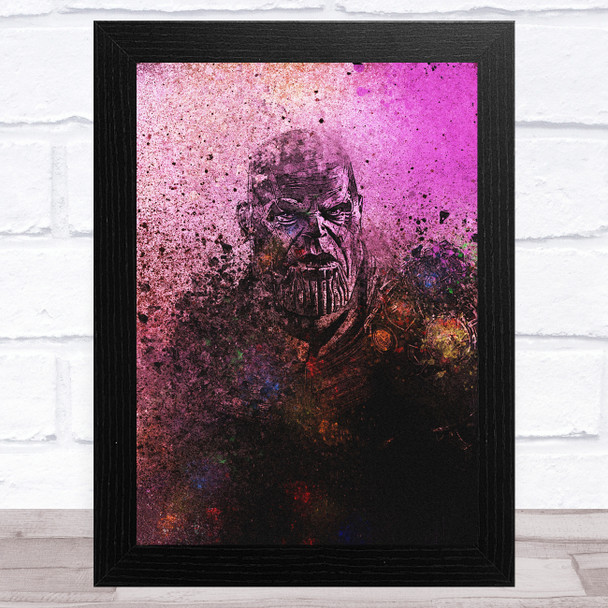 Thanos Purple Children's Kid's Wall Art Print