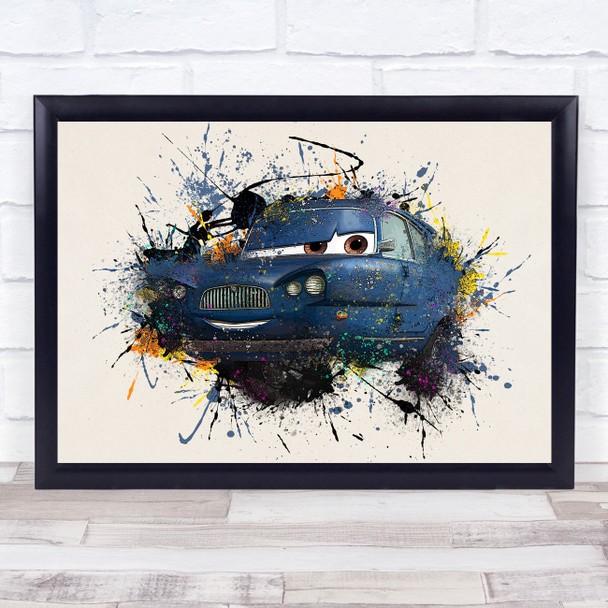 Cars Tomber Children's Kid's Wall Art Print