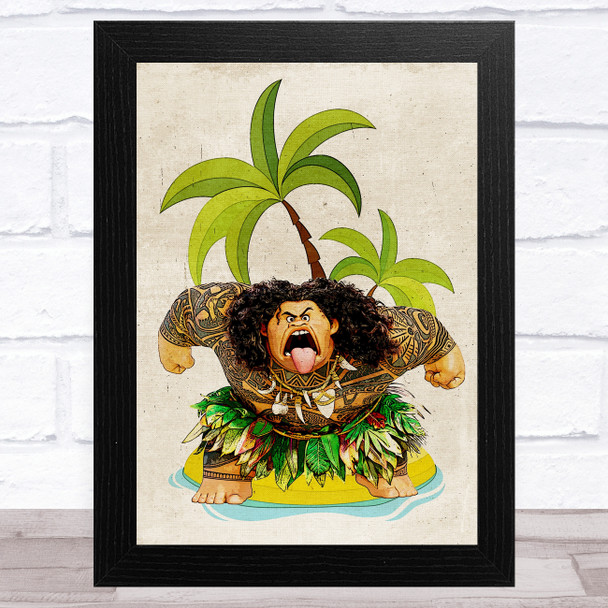 Maui Moana Children's Kid's Wall Art Print