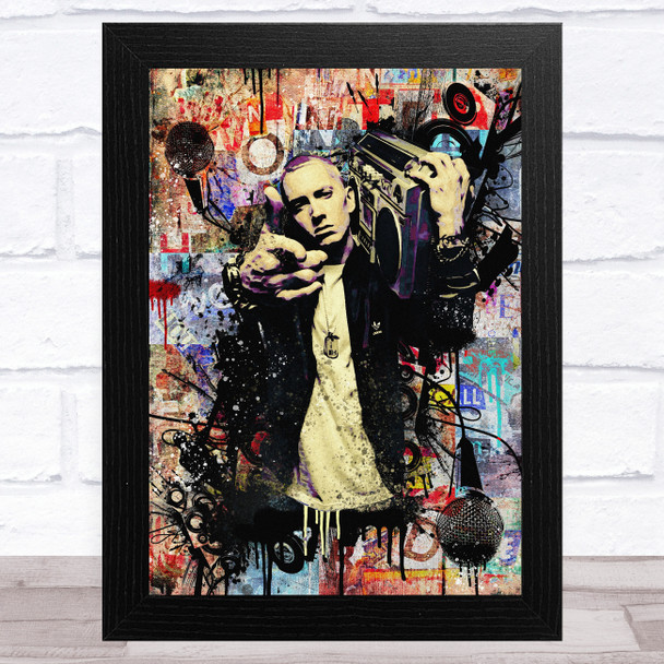 Eminem Iconic Celeb Wall Art Print