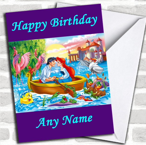 The Little Mermaid Personalized Birthday Card