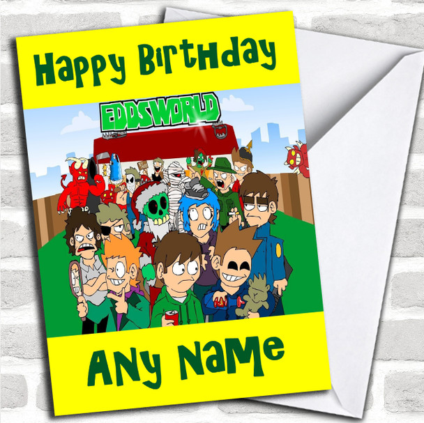 Eddsworld Personalized Birthday Card