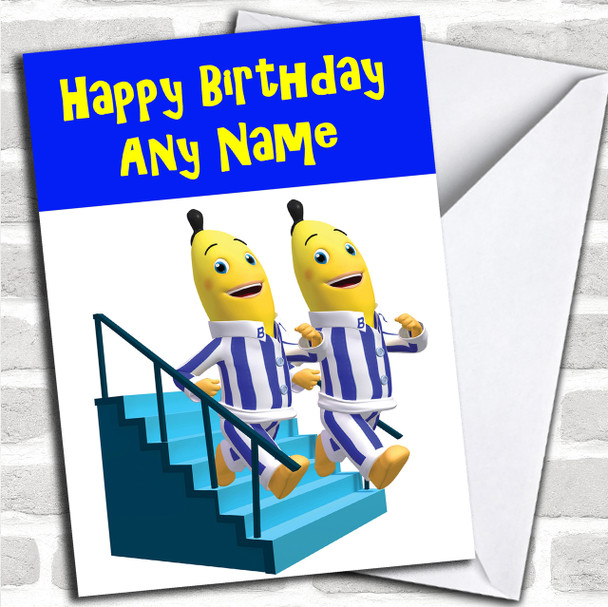 Bananas In Pyjamas  Personalized Birthday Card