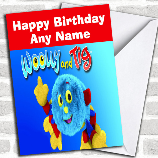 Woolly And Tig  Personalized Children's Birthday Card